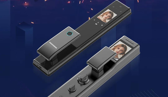 皇家金盾S200人脸识别+猫眼全自动人脸猫眼指纹锁新品发布