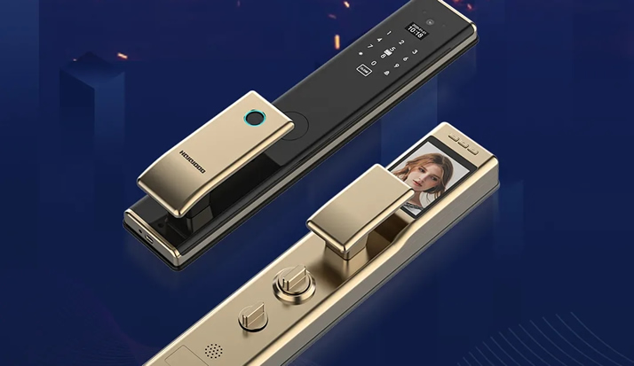 皇家金盾M20全自动猫眼指纹锁新品发布